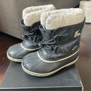 SOREL CHILDREN'S YOOT PAC™ NYLON BOOT Size 12, BLACK